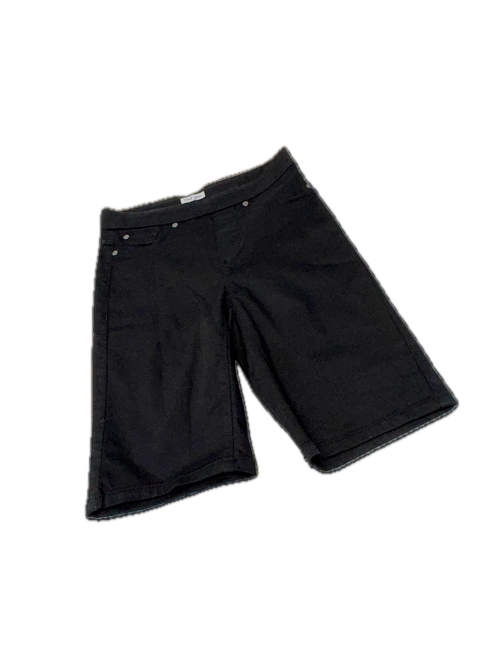 NWT Tribal Jeans Audrey Pull On Denim Bermuda Shorts Black 0